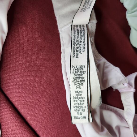 Victoria’s Secret Bras Lot 2 Women 38C Aqua Teal & Blush Pink Convertible Straps - Picture 9 of 15